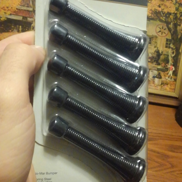 Spring Door 🚪 Stop 🛑 Set of 5 🆕 Black Home Decor Accent Repair Doorstop 😊 - Picture 2 of 5